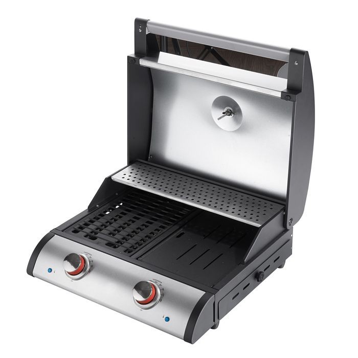 Portable Electric Grill Two Burner